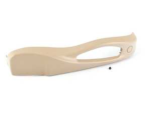 ES#143127 - 52108240096 - Beige Outer Seat Trim Cover - right - Located on the outer edge of the seat - Genuine BMW - BMW