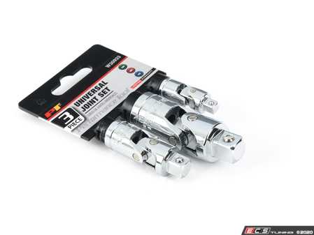 ES#3613138 - WLMW30933 - 3- Piece Universal Joint Set - Great when a little angle is needed. - Performance Tool - Audi BMW Volkswagen Mercedes Benz MINI Porsche