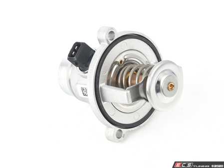 ES#205475 - 11537586885 - Thermostat - 105C - Includes housing and sealing o-ring - Genuine BMW - BMW