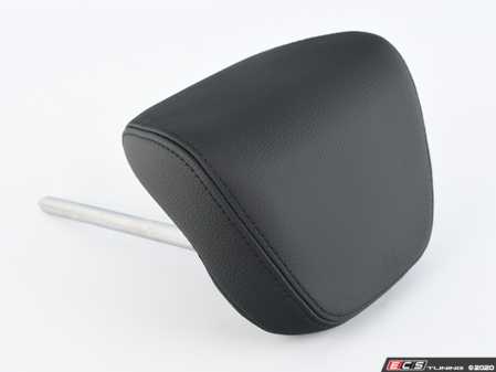 ES#3110241 - 52207347554 - Leather Headrest - Outer - Black - Genuine BMW - BMW