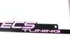 ES#2189959 - ECS-LP-FRAME-PNK - ECS Tuning License Plate Frame - Pink - (NO LONGER AVAILABLE) - Black fade resistant plastic frame with raised letters - ECS - 