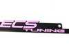 ES#2189959 - ECS-LP-FRAME-PNK - ECS Tuning License Plate Frame - Pink - (NO LONGER AVAILABLE) - Black fade resistant plastic frame with raised letters - ECS - 