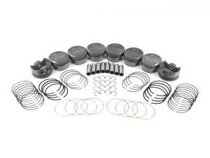 ES#4414286 - 197843622 - MAHLE Forged Piston Kit 92mm - S65 - 4.0L - Forged, 4032. Phosphate + Ferroprint (Al bores) + Hard Anodized top ring groove - Mahle Motorsports - BMW