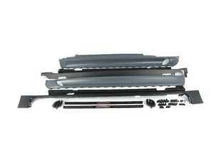 ES#4475670 - 51712156417KT2 - JCW Style Aero Side Skirt Kit With JCW Door Sills - Add only the JCW side skirts and door sills - Assembled By ECS - MINI