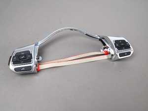 ES#1905245 - 5K0998537B - Multi-function Steering Wheel Controls - Chrome trim - Replace peeling or faulty steering wheel controls with this genuine unit - Genuine Volkswagen Audi - Volkswagen