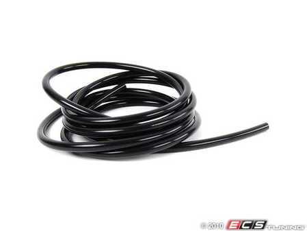 ES#1928264 - vc04b - Silicone Vacuum Hose - Black - 9 Feet - High quality heat resistant tubing that lasts! 4mm - Forge - Audi BMW Volkswagen MINI