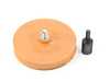 ES#4336510 - CTA1010 - 3.5" Eraser Wheel With Arbor Adapter - 3.5" diameter wheel quickly and cleanly removes pinstripes, decals, adhesive and double-faced tape from vehicle surfaces - CTA Tools - Audi BMW Volkswagen Mercedes Benz MINI Porsche