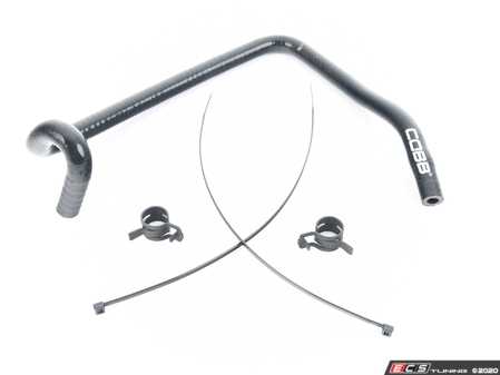 ES#4416561 - 8A1400 - Audi/Volkswagen Coolant Hose Reroute Kit - The COBB Coolant Hose Reroute Kit is constructed of a custom formed 3-ply silicone hose that reroutes coolant underneath your car's intake duct - CobbTuning - Audi Volkswagen