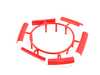 ES#4475561 - K4RDEXC - Set of AlloyGator Wheel Protectors Red Exc. - Set of 4 EXCLUSIVE AlloyGators - Add on wheel protection that also adds a little color - Alloygator - Audi BMW Volkswagen Mercedes Benz MINI Porsche