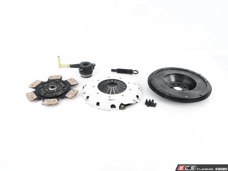 ES#4213791 - 17020-HDC6-SKH - FX400 Clutch Kit - Steel Flywheel (20lbs) - Heavy duty pressure plate, 6-puck ceramic sprung disc, and Steel flywheel - Includes slave cylinder/throwout bearing and alignment tool - Clutch Masters - Audi Volkswagen