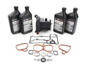 ES#3677165 - 079103542KT - Oil Separator Service Kit - Level 2 - Includes revision 'E' oil separator, with the addition of revision 'G' oil strainer, oil check valve, and the necessary gaskets, clamps, and coolant for installation - Genuine Volkswagen Audi - Audi