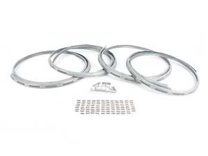 ES#4475562 - K4SLVREXC - Set of AlloyGator Wheel Protectors Silver Exc.- Set of 4 EXCLUSIVE AlloyGators - Add on wheel protection that also adds a little color - Alloygator - Audi BMW Volkswagen Mercedes Benz MINI Porsche