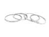 ES#4475562 - K4SLVREXC - Set of AlloyGator Wheel Protectors Silver Exc.- Set of 4 EXCLUSIVE AlloyGators - Add on wheel protection that also adds a little color - Alloygator - Audi BMW Volkswagen Mercedes Benz MINI Porsche