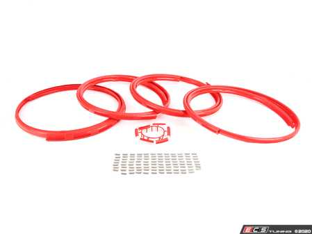 ES#4475561 - K4RDEXC - Set of AlloyGator Wheel Protectors Red Exc. - Set of 4 EXCLUSIVE AlloyGators - Add on wheel protection that also adds a little color - Alloygator - Audi BMW Volkswagen Mercedes Benz MINI Porsche