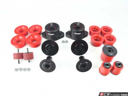 ES#4474045 - 002705ECS02KT - Performance Drivetrain Bushing Package - Achieve an improved driving experience with this comprehensive poly bushing kit! - Assembled By ECS - BMW