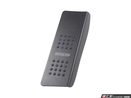 ES#4487407 - P87-BLACK - Rennline Aluminum Dead Pedal - Rubber Grip - Black - Porsche Macan 958 - Improve the look of your interior with a matching dead pedal - Rennline - Porsche