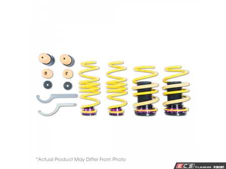 ES#4487620 - 253200EK - KW H.A.S. Height Adjustable Spring Kit - Lower your car without impacting air or electronic suspension! Lowering rate of 0.6-1.2" Front and 0.4-1.0" Rear - KW Suspension - BMW