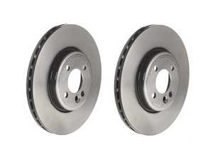 ES#2586527 - 341167689332KT - Front Brake Rotors - Pair 11.57" (294x22)  - Eliminate grinding and vibrations under braking with this new brake rotors - Brembo - MINI