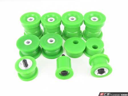 ES#4375737 - FBKOFFSET - Full Polyurethane Bushing Kit - E36 - 95A Street/Track - Green - Offset - Revshift - BMW