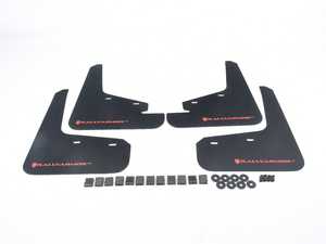 ES#4474234 - MF72-UR-BLK/RD - Rally Armor 20-21 Tesla Model Y UR Black Mud Flap w/ Red Logo - Rally Armor - 