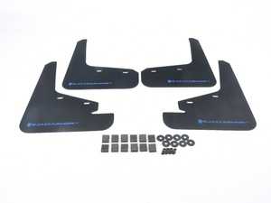 ES#4474232 - MF72-UR-BLK/BL - Rally Armor 20-21 Tesla Model Y UR Black Mud Flap w/ Blue Logo - Rally Armor - 