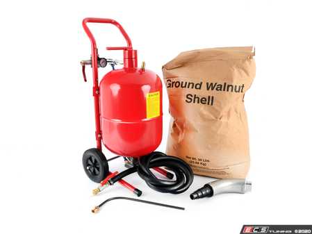 ES#4350172 - 81292208038kt2 - MINI Direct Inject Carbon Cleaning N14/N18 Walnut Blasting Kit - Includes media tank, media(walnuts),cylinder head extraction adapter, and nozzle to clean your MINI intake ports! - Assembled By ECS - MINI