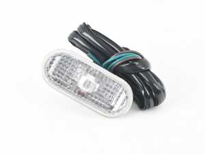 ES#4487780 - 1J5949117A - Turn Signal Light - In Fender (Clear Serrated Lens) - TYC - Volkswagen