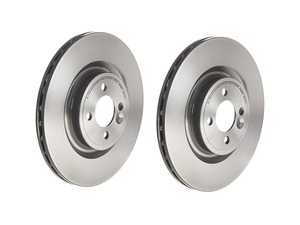 ES#4487822 - 34106784366kt2KT - Disc Brake Rotor Set - JCW Front Pair 12.44" (316x22) 09.B754.11 - New brake rotor to restore your stopping power in your MINI - Brembo - MINI