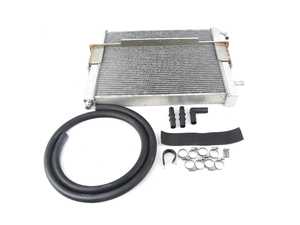 ES#4046103 - PMPHX30T40T - Heat Exchanger Kit - Bolt-On - Performance Multi-Pass - Silver - Installation of this kit is now easier than ever, without the need of removing the crash bar to drill holes for bracket mounting. - JH Motorsports  - Audi