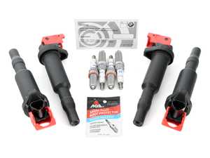 ES#4067037 - 12138616153KT3 - Performance Ignition Service Kit - Includes coils, Brisk 1 stage colder plugs, and Bav Auto ignition coils - Assembled By ECS - BMW