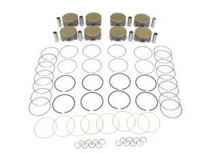 ES#4414283 - 197843322T - MAHLE Forged Piston Kit 92mm with Thermal Barrier Coating (TBC) - S65 - 4.0L - Forged 4032. Phosphate + Ferroprint (Al bores) + Hard Anodized top ring groove + TBC - Mahle Motorsports - BMW
