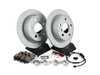 ES#4265966 - 34116866297KT4 - Rear Brake Service Kit - Featuring ECS V5 coated rotors and ECS DD23 "Daily Driver" ceramic pads. - Assembled By ECS - MINI