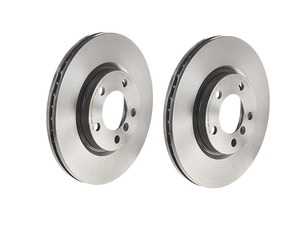 ES#4487870 - 34119804829KT4 - Front Brake Rotors - Pair 12.08" (307x24) 09.B638.11 - New brake rotors to restore your stopping power in your MINI, UV Coated - Brembo - MINI