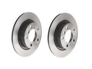 ES#4487904 - 34219811539KT3 - Rear Brake Rotors - Pair 11.02" (280x10) 08.B649.11 - New brake rotors to restore your stopping power in your MINI : UV Coated - Brembo - MINI