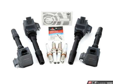 ES#3651486 - 12138643360-KT - Ignition Service Kit - Includes new spark plugs and coils - Assembled By ECS - BMW