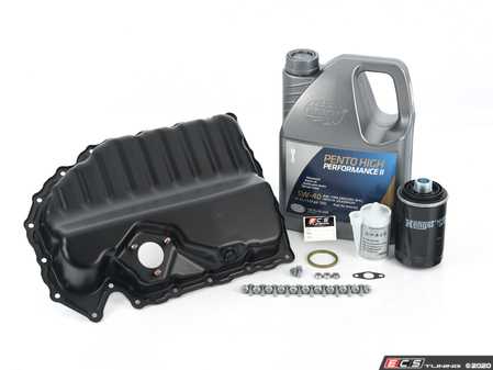 ES#2602457 - 06J103600TKT - Oil Pan Replacement Kit - Everything required to replace your leaking pan, including the oil change - Assembled By ECS - Audi
