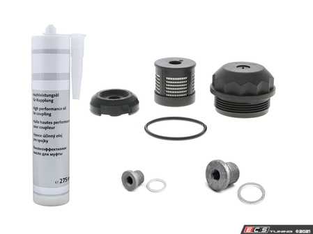 ES#4487914 - 02D598558KT2 - Haldex Service Kit With Tool - Everything required to service your haldex, recommended at every 40K miles. Includes Vaico filter and oil. - Assembled By ECS - Audi Volkswagen