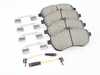 ES#3161547 - EUR1340A - Euro Ceramic Brake Pad Set - Ceramic composite developed to meet low dust & noise requirements. Includes brake pad wear sensors. - Akebono - Mercedes Benz