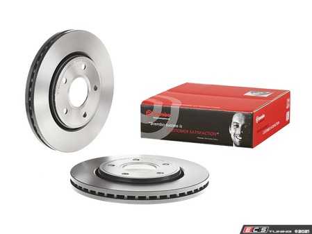 ES#4487934 - 7b0615301cKT1 - Front UV Coated Brake Rotors - Pair (302x28) - Features Brembo's special UV paint treatment that guarantees superior corrosion resistance. - Brembo - Volkswagen