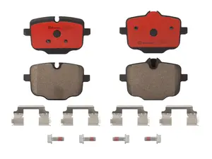Rear Premium NAO Ceramic Brake Pad Set