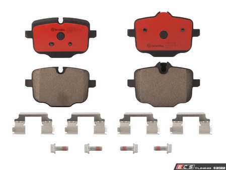 ES#4316824 - 34216867175 - Rear Premium NAO Ceramic Brake Pad Set - Quality low dust ceramic pad from an original equipment supplier - Brembo - BMW
