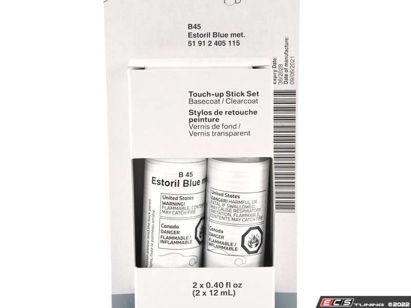 AB TOUCH-UPS BMW B45 Estoril Blue Touch Up Paint Kit – 30ml Bottle With Brush – Scratch Chip Repair