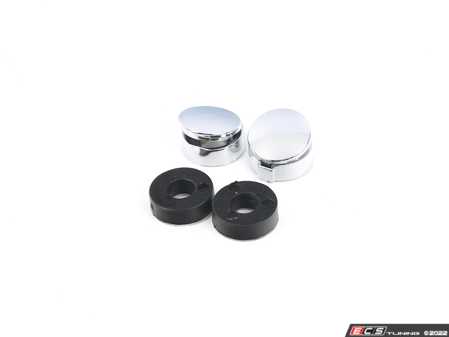 ES#2707399 - ZAW098801Z10 - Frame Hardware Hider Caps - Covers all hardware to enhance the beauty of the license plate frame or marque plate. - Genuine Volkswagen Audi - Volkswagen