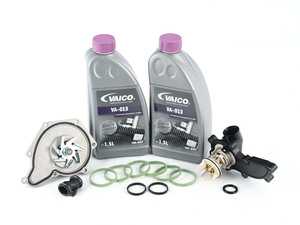 ES#4418372 - 06E121018BKT - Water Pump Kit - Includes a new HD water pump and thermostat - Assembled By ECS - Audi