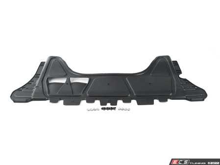 ES#3194411 - 5Q0825235AKT - Front Belly Pan & Installation Hardware Kit - Keep your engine protected - Includes installation hardware - Assembled By ECS - Audi Volkswagen
