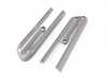ES#142874 - 52108217316 - Seat Rail Cover Kit - Lavender Gray - Kit to replace the covers for your seat rails - Genuine BMW - BMW