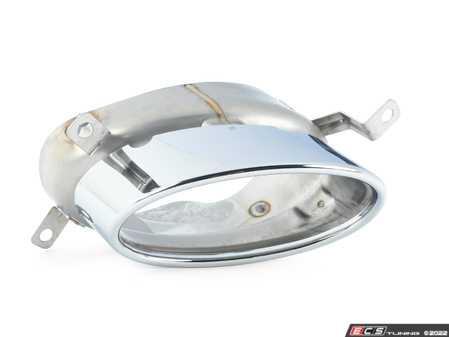 ES#2557258 - 8T0253823 - Exhaust Tip - Left - Chrome - Drivers side chrome exhaust tip for your RS5 - Genuine Volkswagen Audi - Audi