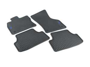 ES#4459700 - 5H606153082V - Monster Mats Floor Mat Set - R - Complete set of all-season floor mats with "R" logo - Genuine Volkswagen Audi - Volkswagen