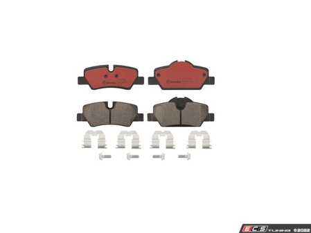 ES#4486016 - 34216885529 - Rear Brake Pad Set Premium NAO Ceramic OE Equivalent Pad P06090N - Restore the stopping power in your MINI, dust reduction - Brembo - MINI