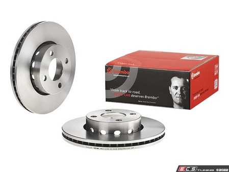 ES#4488305 - 895615301BKT - Front UV Coated Brake Rotors - Pair (276x25)  - Features Brembo's special UV paint treatment that guarantees superior corrosion resistance. - Brembo - Audi